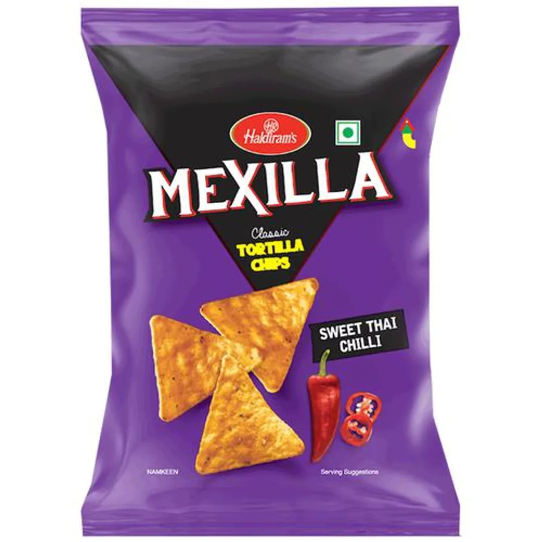25x Haldiramâ€™s Chips Mexilla Sweet Thai Chilli, Pack of 25 (75GM each)