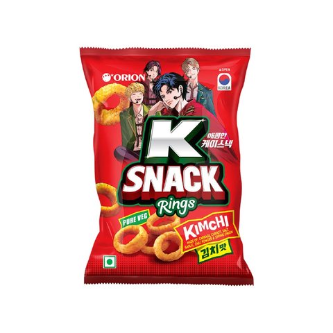 25x Orion K Snack Kimchi Onion Rings - 70g each (Pack of 25)