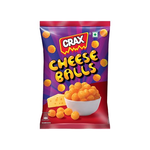 50x Crax Cheese Balls, 24g each (Pack of 50)