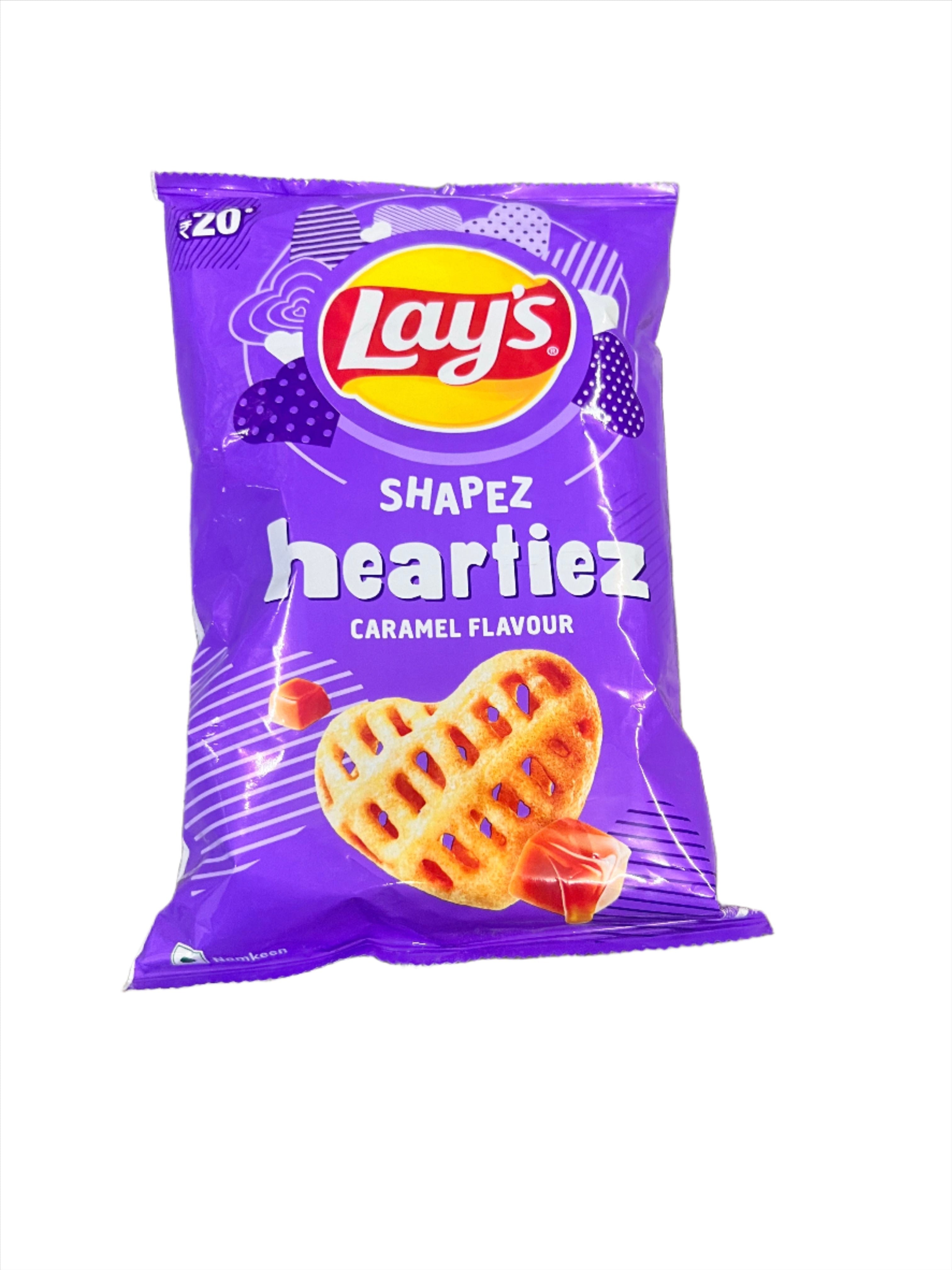 50x Lays Shapez Hearties Caramel Flavor - 47g (Pack of 50)