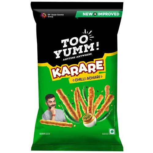 50x Too Yumm! Karare - Chilli Achari, Pack of 50 - 75 g each