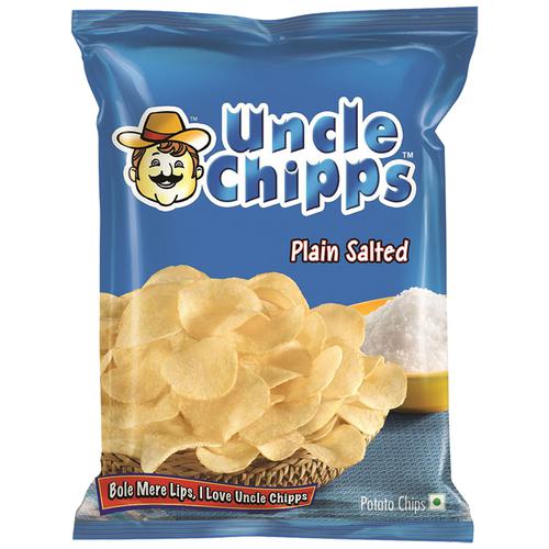 50x Uncle Chipps Plain Salted,  28 g each - Pack of 50