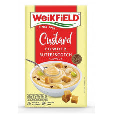 10x Weikfield Custard Powder Butterscotch, Pack of 10, 75g each