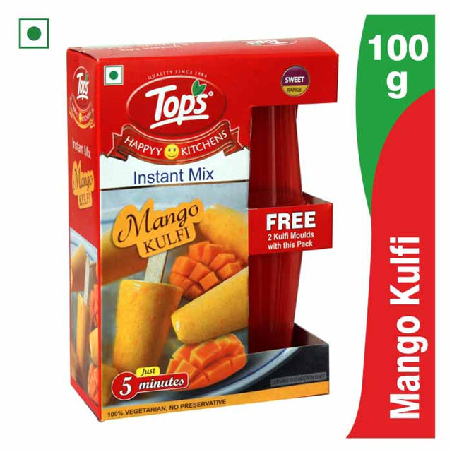 Tops Instant Mix Mango Kulfi- 100g Mono Carton