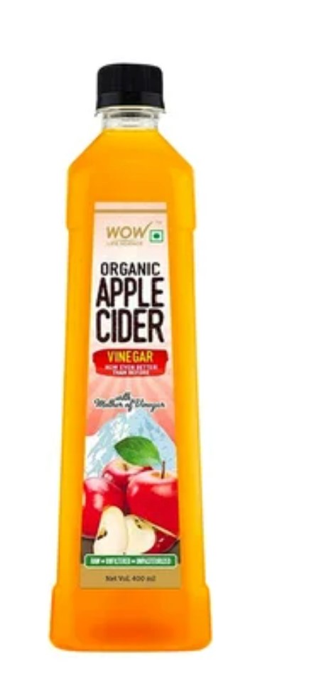WOW Life Science Apple Cider Organic Vinegar - 400ML