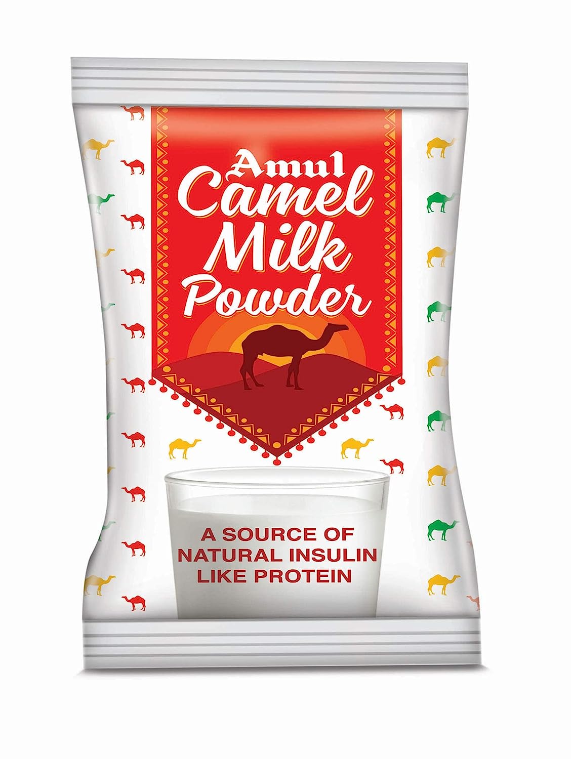 Amul Camel Milk Powder - Pack of 10 Sachets 25gm Each