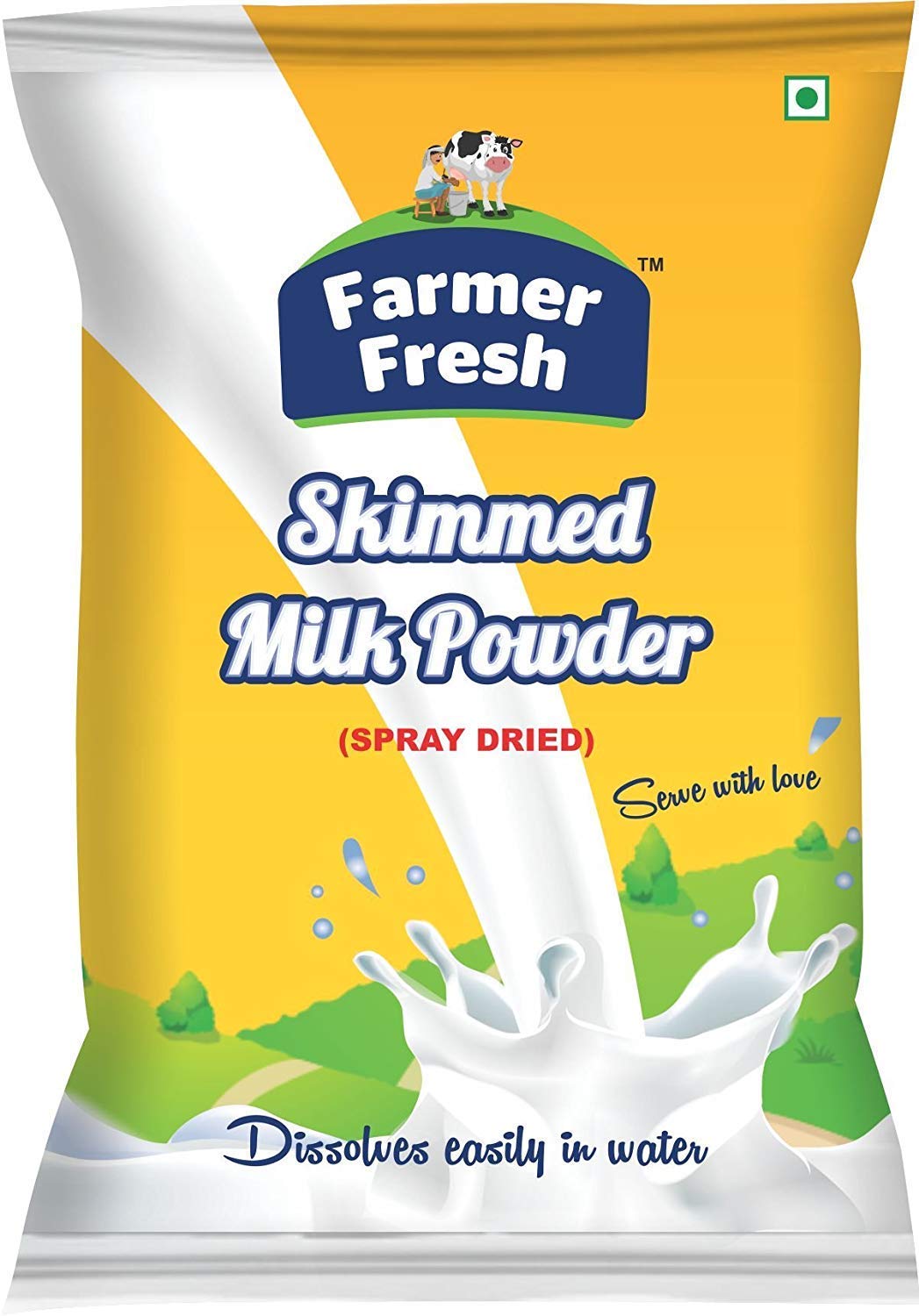 Farmer Fresh Pure & Premium Skimmed Milk Powder - 1 kg
