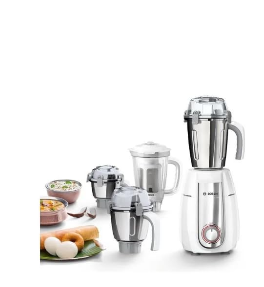 Bosch TrueMixx 750W Mixer Grinder (White) (Indian Plug)