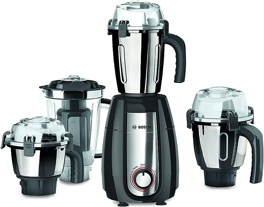 Bosch Truemixx Pro 1000 Watts Mixer Grinder, Grey (Indian Plug)