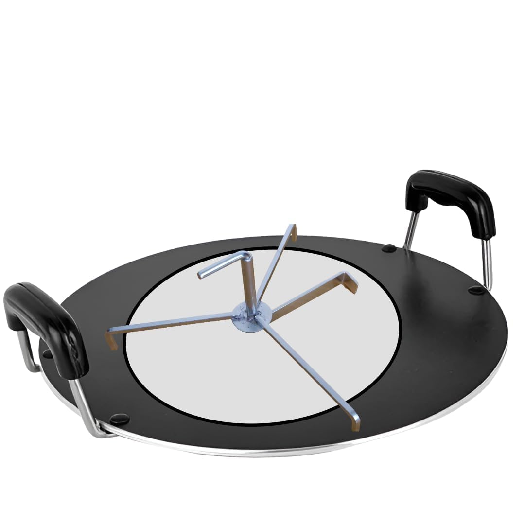 Irondeep Dosa, Pancake All Type Chilla Maker Machine And KDM Natural Iron + Tawa Gas Compatible Dosa Roti Chapati Pathiri Round Tawa (HEAVY TAWA)