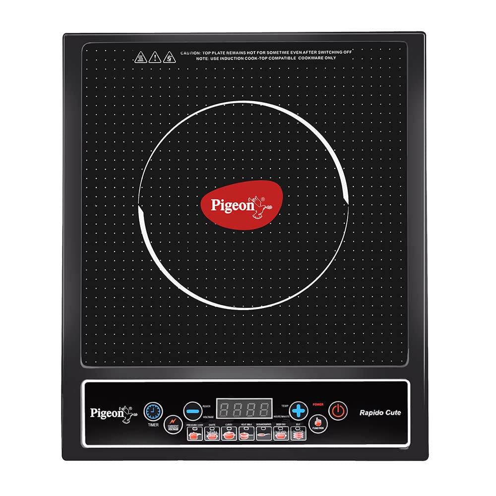 Pigeon by Stovekraft Copper Coil Rapido Cute Induction Cooktop (Black)