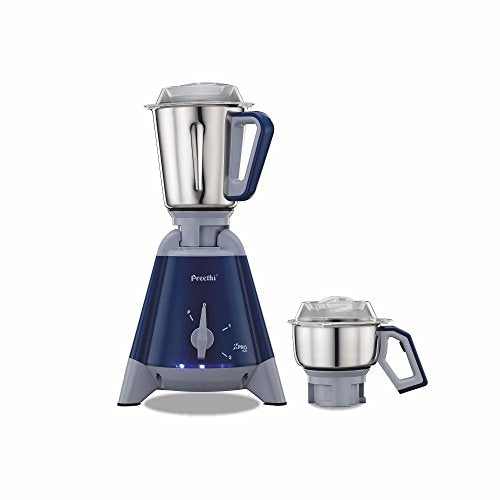 Preethi Xpro Duo MG 198 Mixer Grinder, 1300W, (Deep Blue) (Indian Plug)