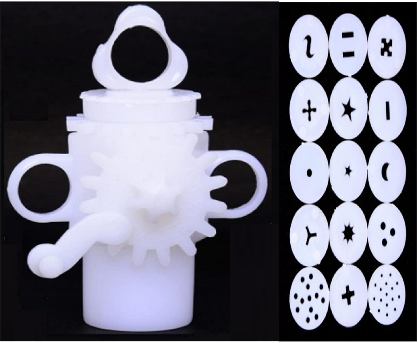 SKC Enterprise Murukulu Maker Press with 15 Different Types of Jalies Murukku Maker Namkeen Maker/Chakli, Noodles, Idiyapam, Cake Icing, and Sev