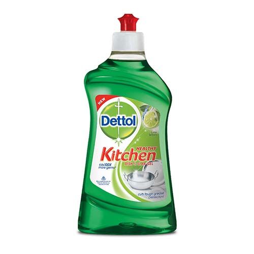 Dettol Dishwash Gel Liquid - Lime Splash, 200 ml