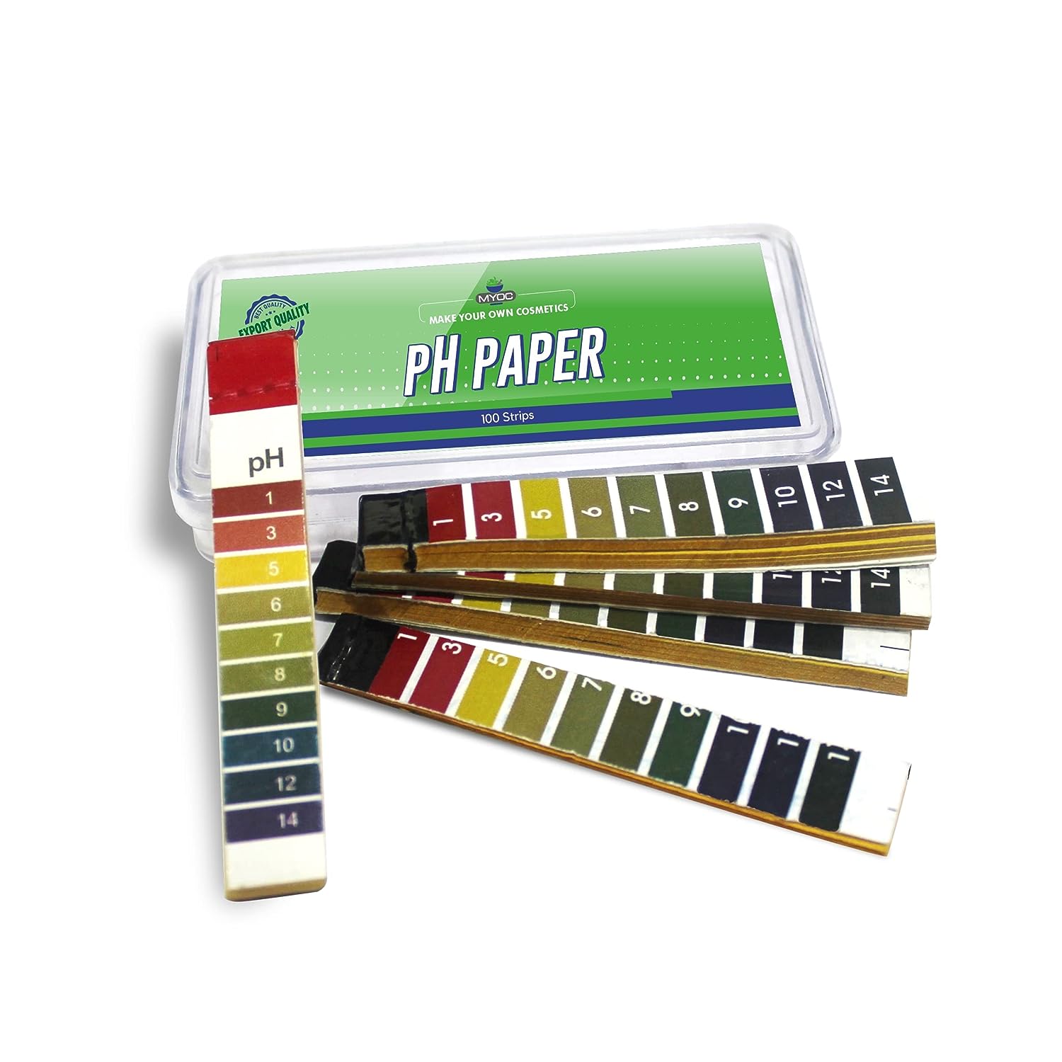 MYOC pH Paper- 100 Strips/5 Packs