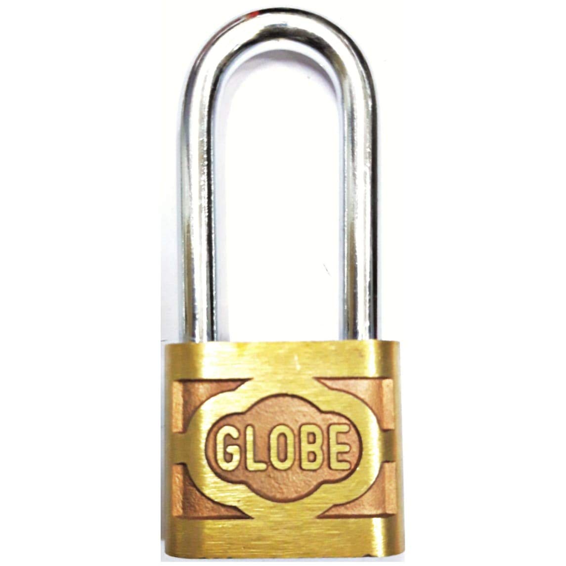 SLS Globe Key Security 3 Key Brass Padlock (Brass Finish)