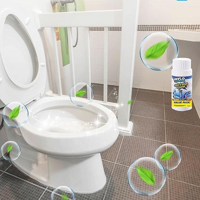 TALISH Powerful Sink & Drain Blockage Cleaner Powder Cleaning Tool,Drain Cleaner & Clog, Automatic Toilet Blockage Cleaner