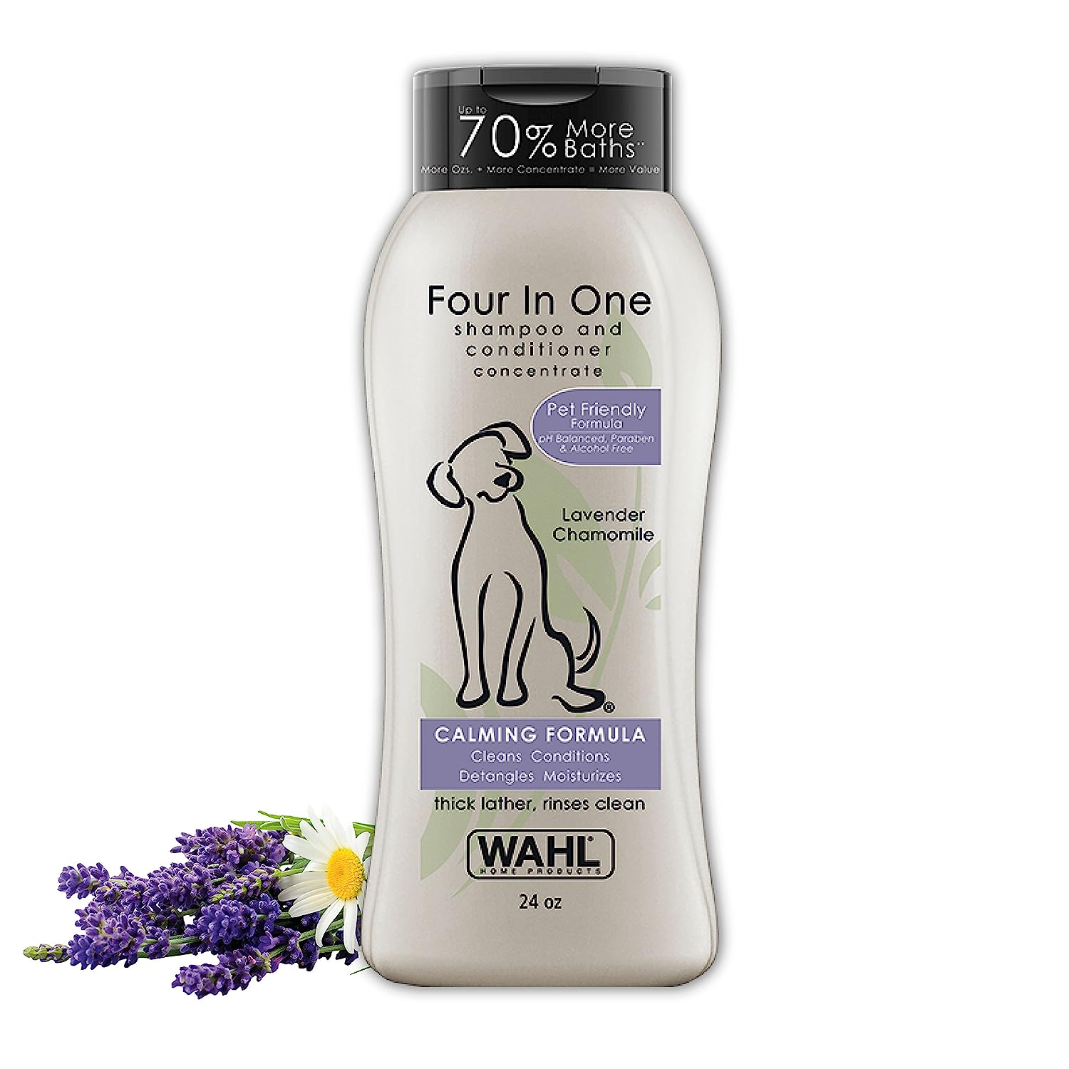 Wahl 820000 4-in-1 Shampoo, Lavender Chamomile 709 ML/24OZ