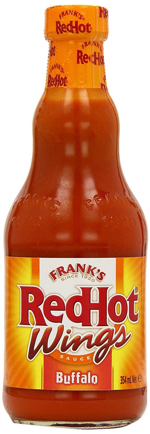3x Frank's Redhot Wings Buffalo Sauce Pack of 3 - 355ml each