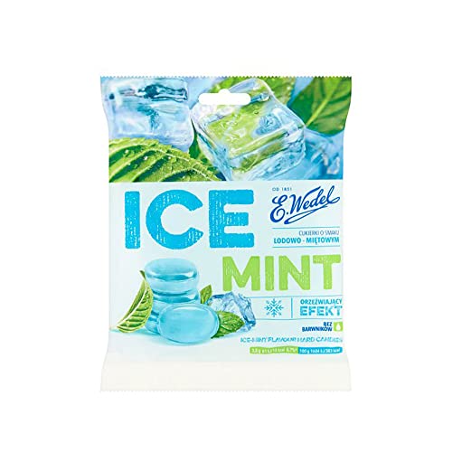 5x Wedel Ice Mint Hard Candies 90g each - Pack of 5
