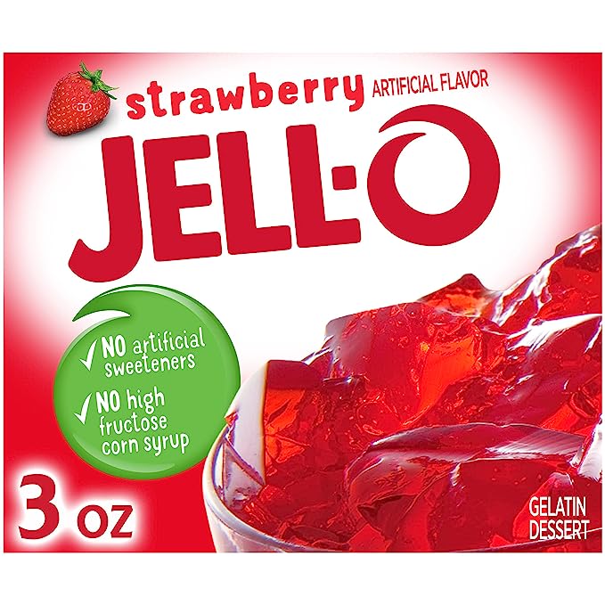 Jell-O Gelatin Strawberry 85G