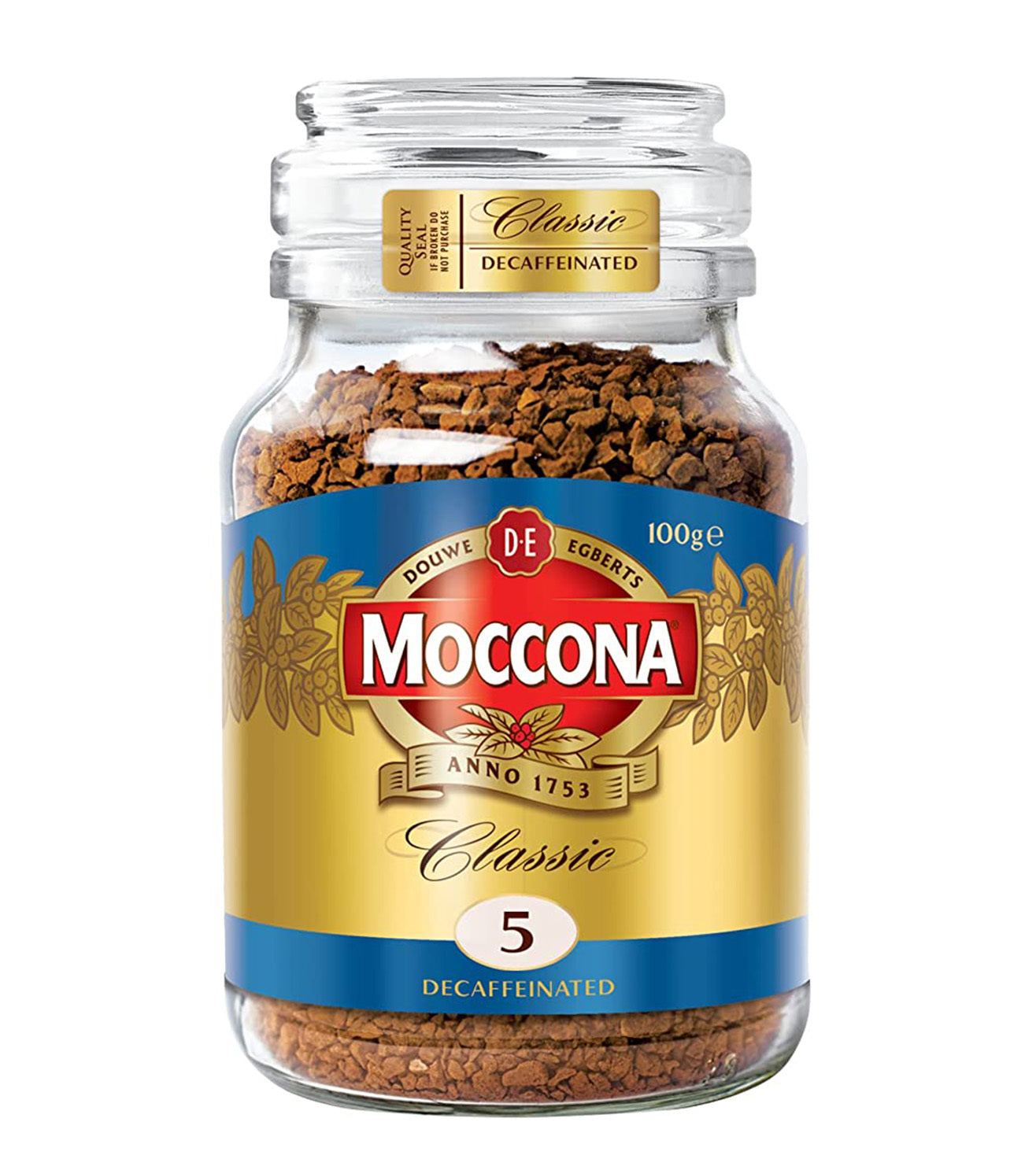 MOCCONA Classic Decaffeinated Instant Coffee - 100 g