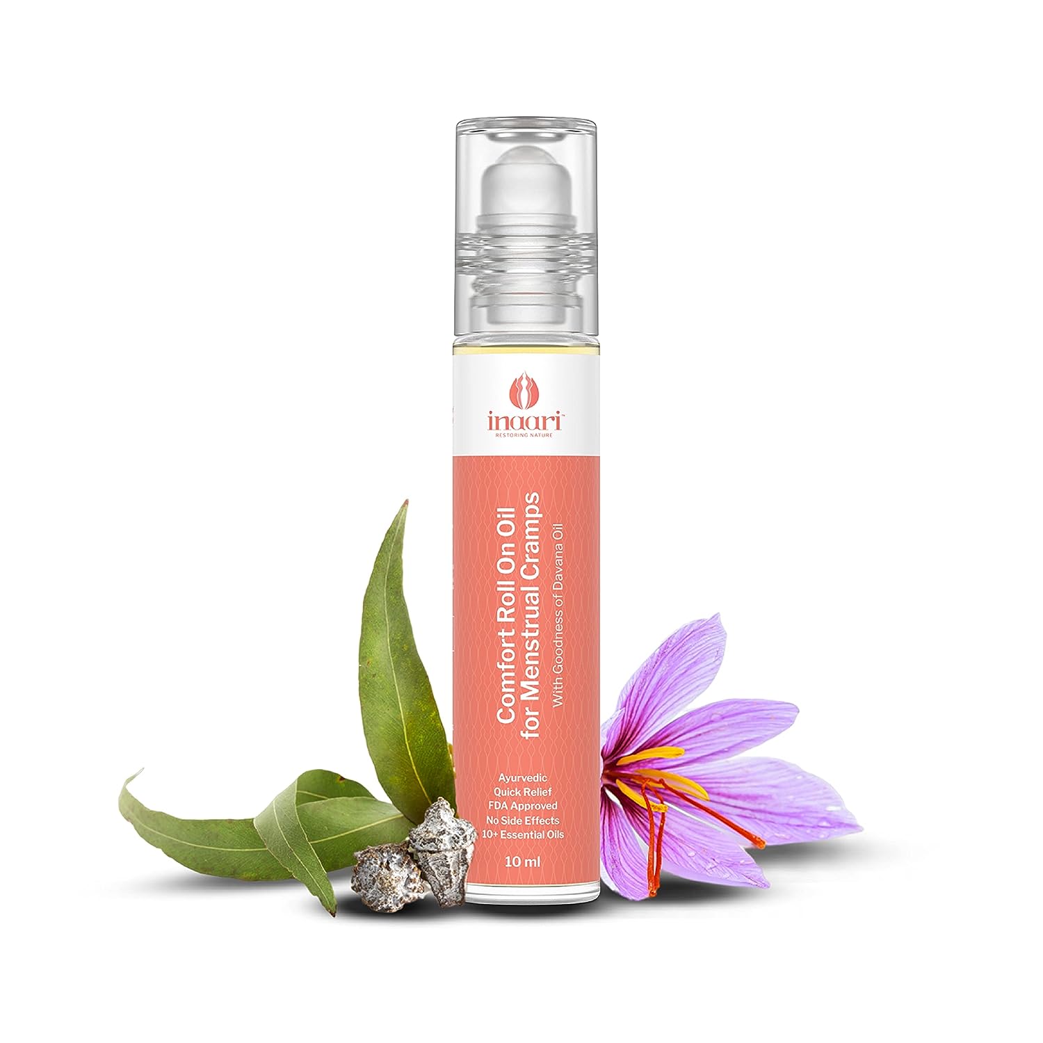 10x Inaari Comfort Roll On Oil - 10 ml - Pack of 10