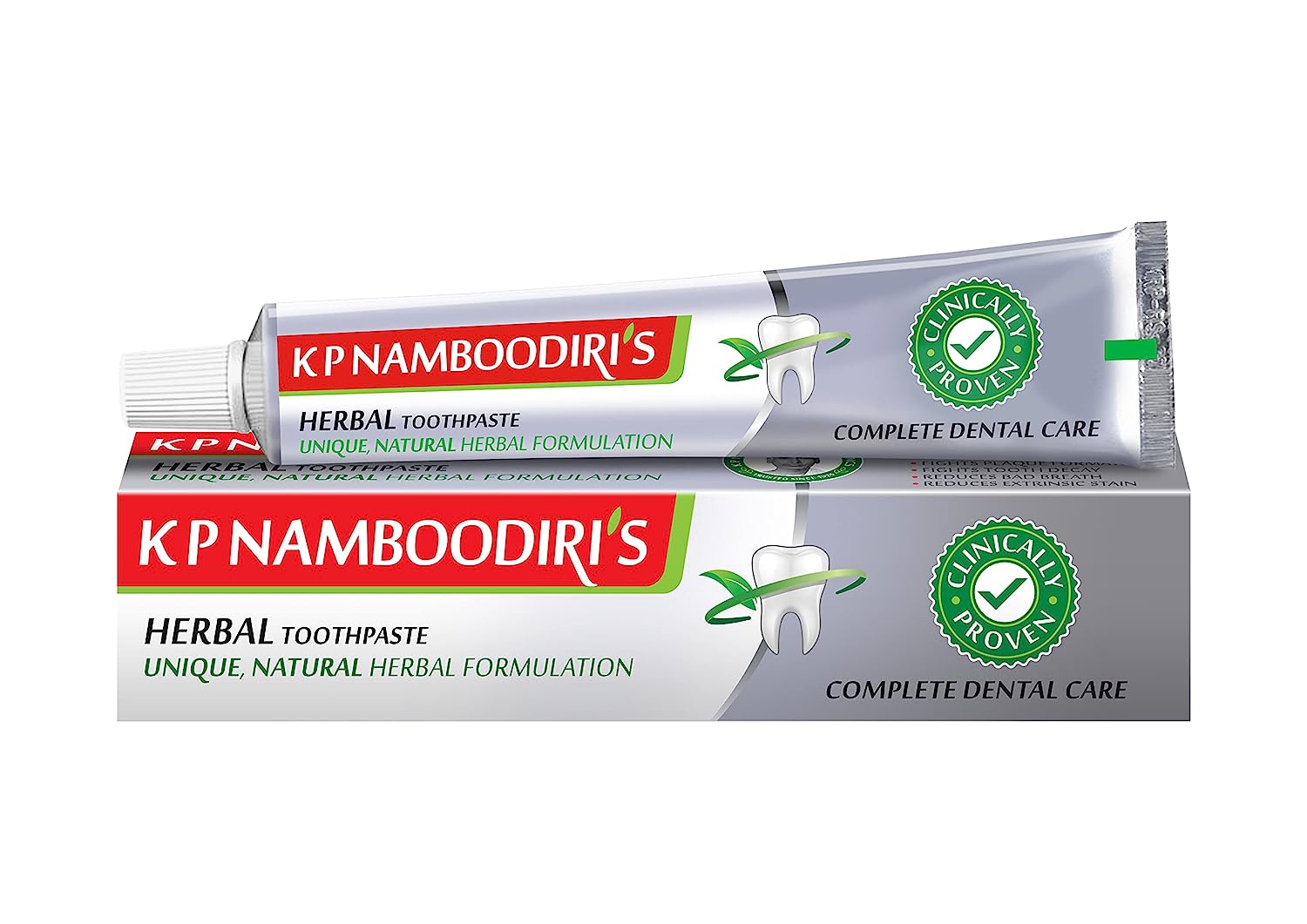 2x K.P. NAMBOODIRI S Herbal Toothpaste - Pack of 2 (150g each)