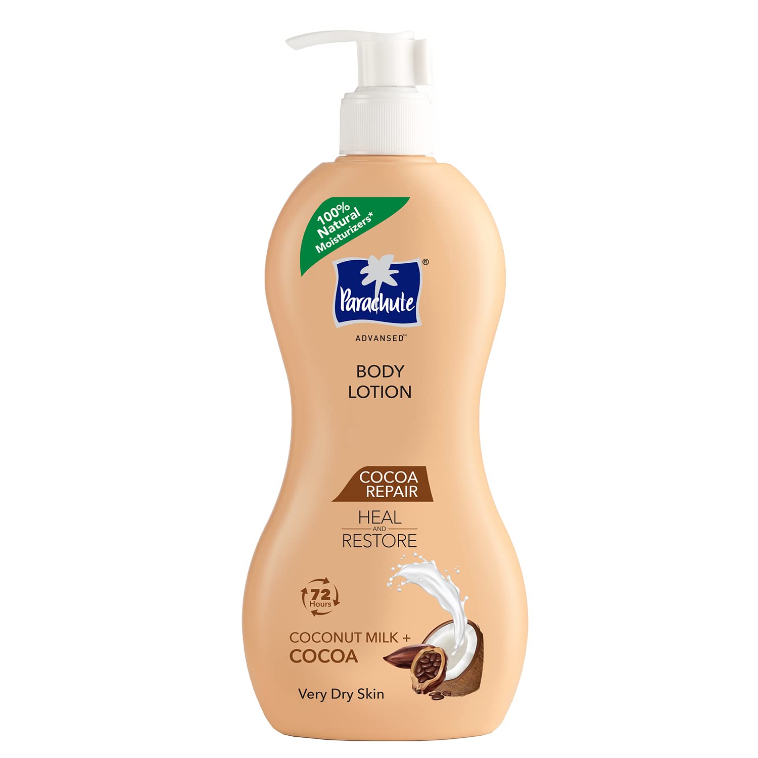 2x Parachute Advansed Cocoa Repair Body Lotion , Intense Moisture, - Pack of 2 - (400ml each)