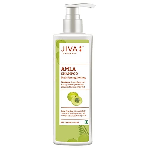 4x Jiva Amla Shampoo |Anti Hair Fall Shampoo for Men & Women - 200 ml each (Pack of 4)