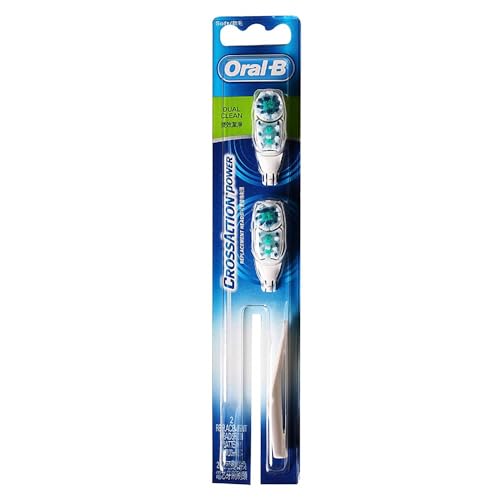 4x Oral B CrossAction Power Toothbrush Replacement Head (Soft) - Pack of 4