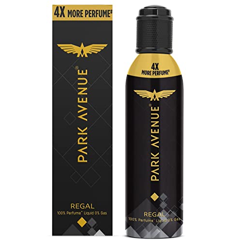 4x Park Avenue Regal NO GAS Premium Perfume For Men Long Lasting Fragrance Pack of 4 - 130ml each