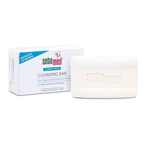 4x SebaMed Clear Face Cleansing Bar, 100g - Pack of 4