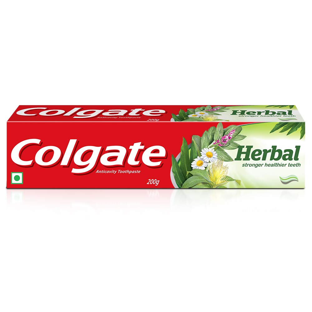 5x Colgate Herbal Toothpaste - Pack of 5 (200g each)