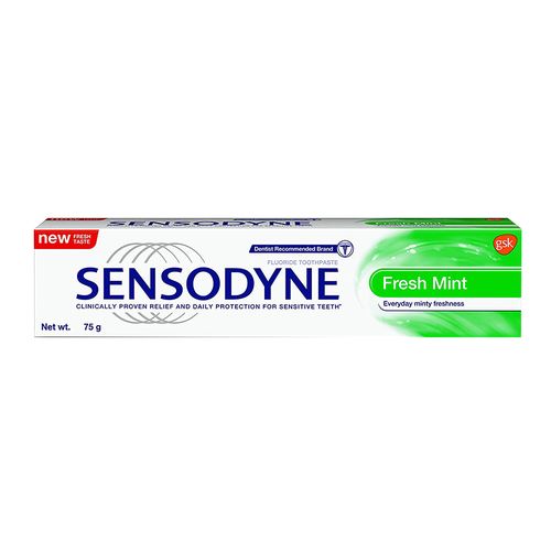 6x Sensodyne Fresh Mint Toothpaste - Pack of 6 (150g each)
