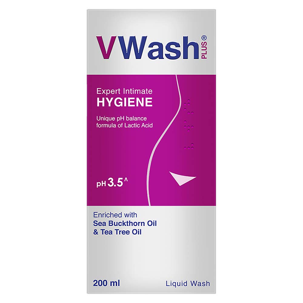 8x VWash Plus Expert Intimate Hygiene, 200ml each - Pack of 8