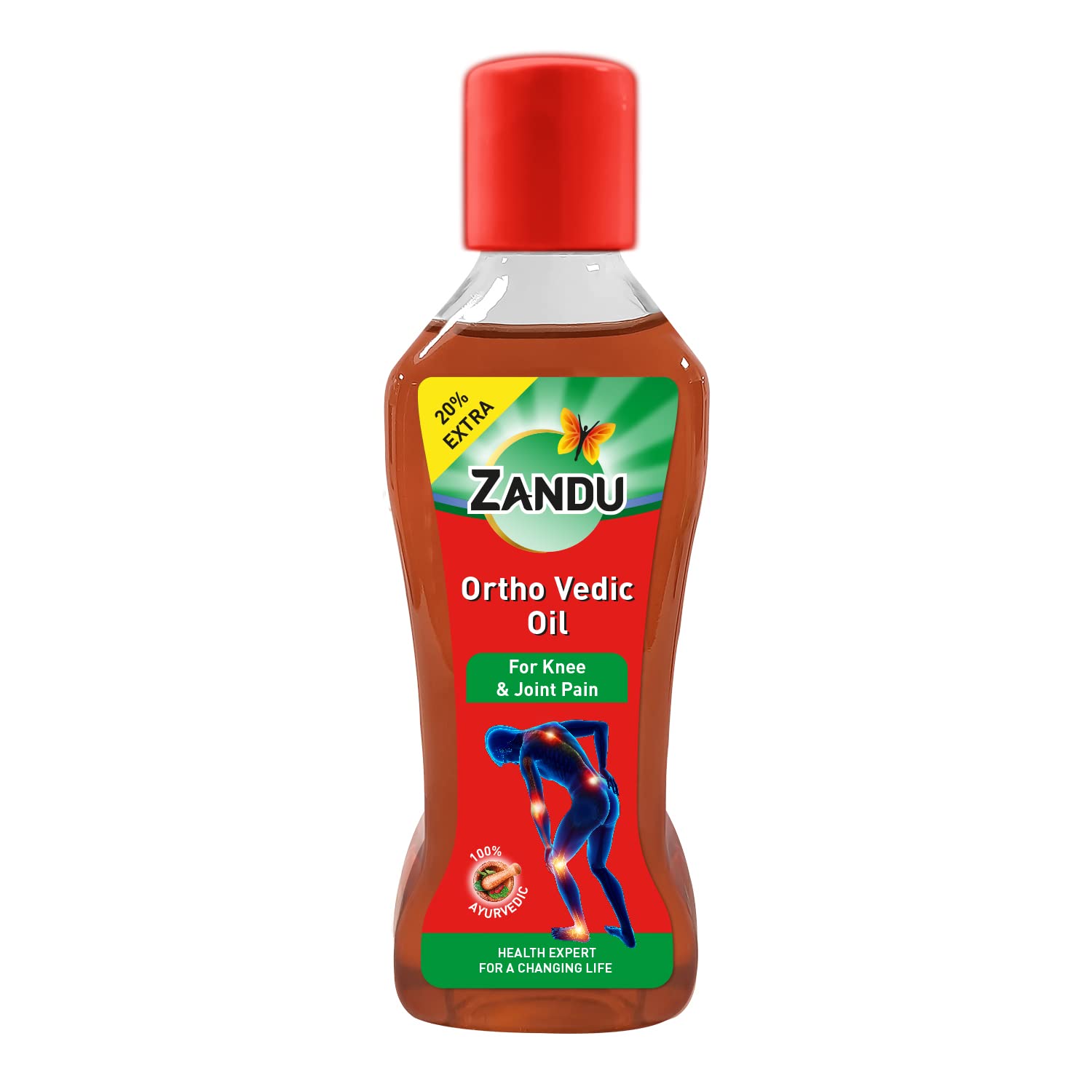 8x Zandu Ortho Vedic Oil - Pack of 8 (120ml each)