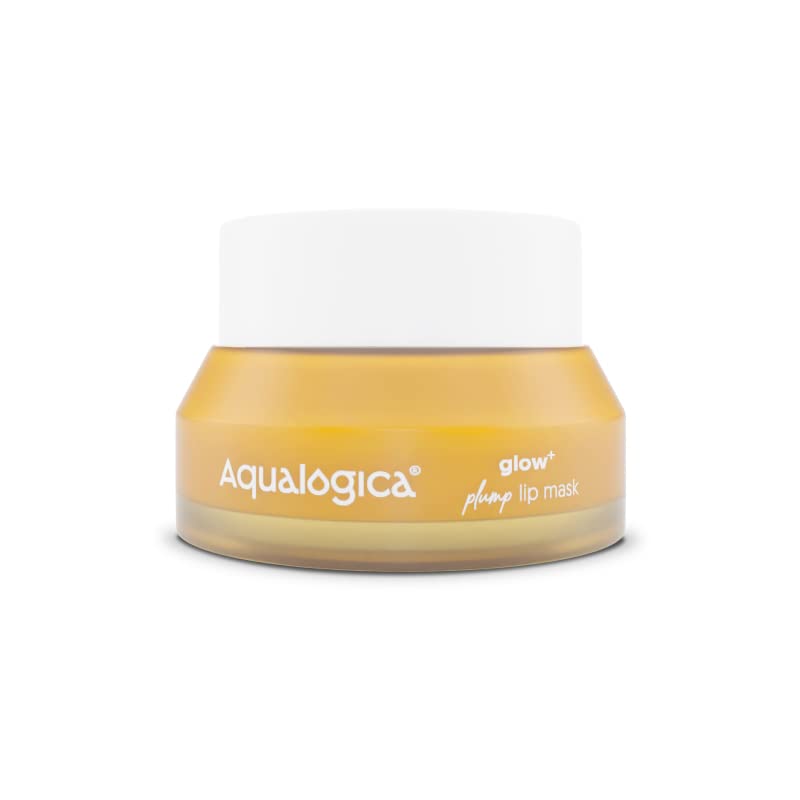Aqualogica Glow+ Plump Lip Balm with Papaya and Shea Butter - Lip Mask for Heals, Pigmented Lips & Hydrates Chapped Lips for Women & Men -15g