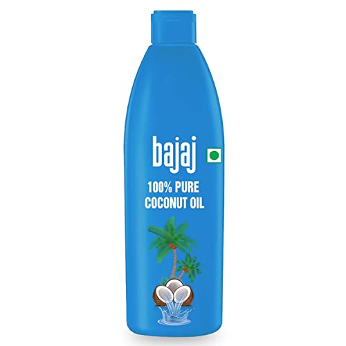Bajaj 100% Pure Coconut Oil 600ml Wide Mouth Jar