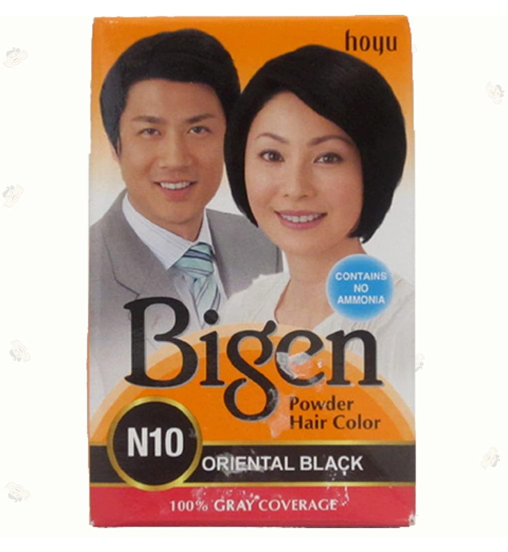 Bigen Powder Hair Color, 6g - Oriental Black N10