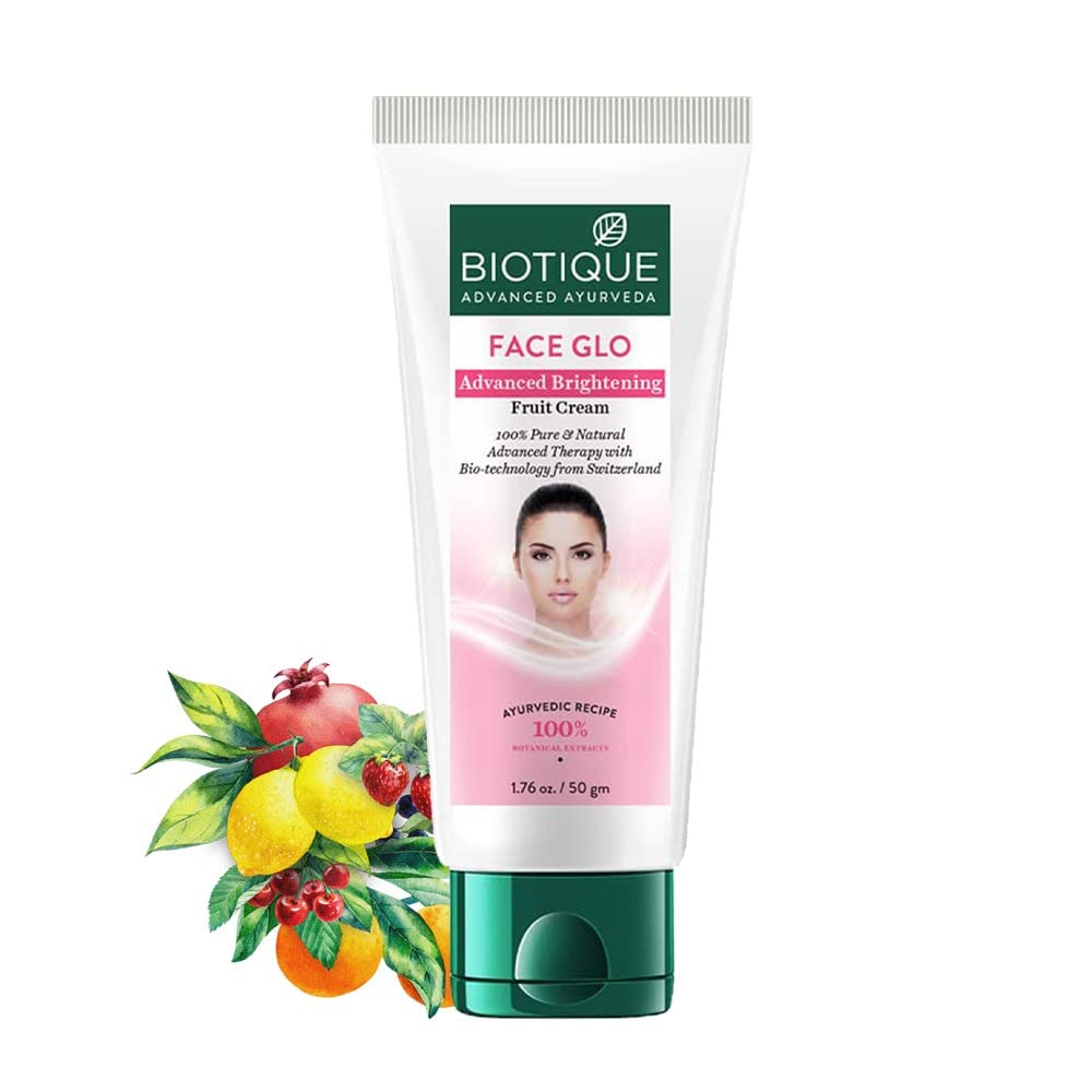 Biotique Face Glo Adveance Brightening Fruit Cream, 50g