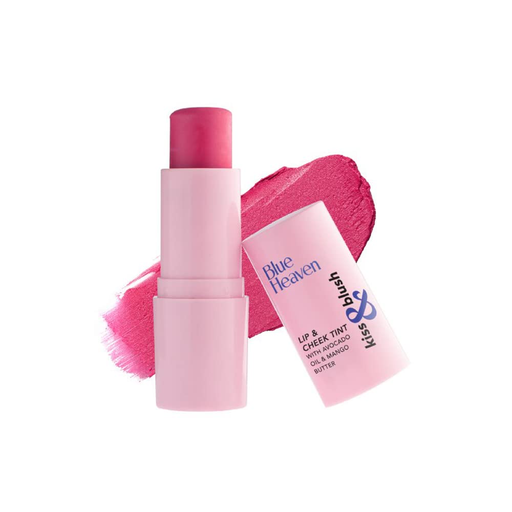 Blue Heaven Kiss & Blush, Lip, Cheek & Eyes Tint, Flashy Pink, 8.5gm