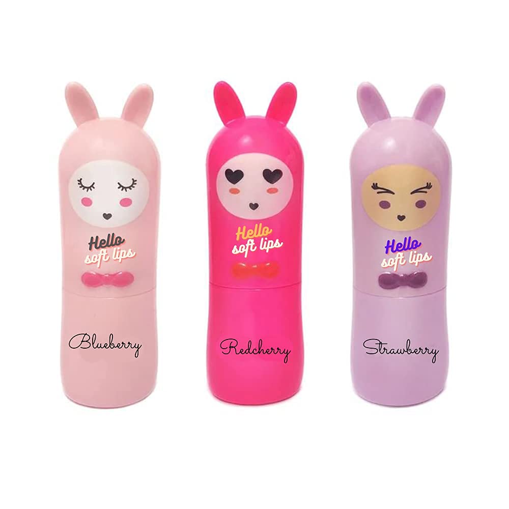 Calitate24 Super Soft Shea Lip Balm, 6-Hour Hydration, 3Pcs, Lip Care To Moisturize Dry Lips (Multicolor)