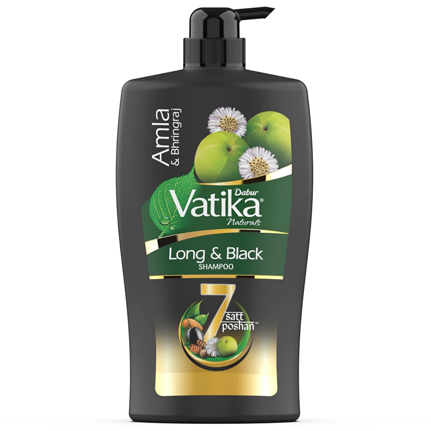 Dabur Vatika Long & Black Shampoo - 1L (1000ml)