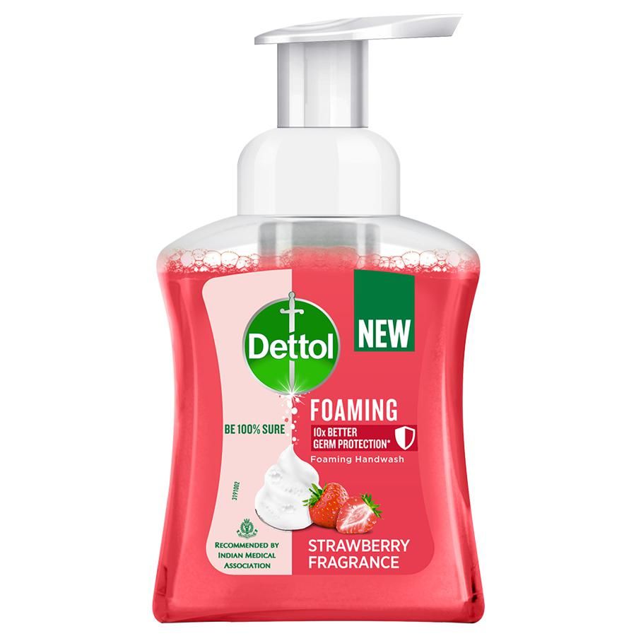 Dettol Foaming Handwash - 10x Better Germ Protection, Aloe Coconut, 250 ml Pump