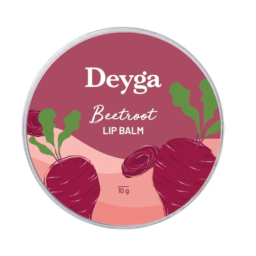 Deyga Beetroot Lip Balm | Tinted Lip Care | For Dry & Chapped Lips | For Women & Men (Classic Lip Balm)
