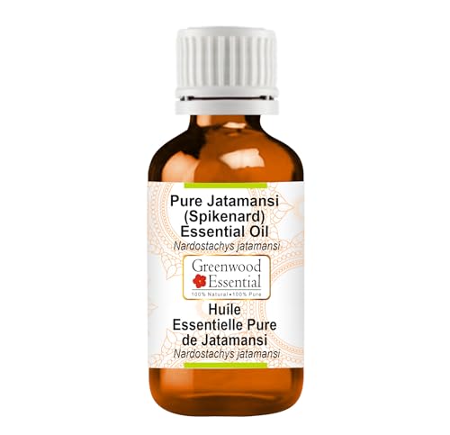 Greenwood Essential Pure Jatamansi (Spikenard) Essential Oil (Nardostachys jatamansi) Steam Distilled 30ml