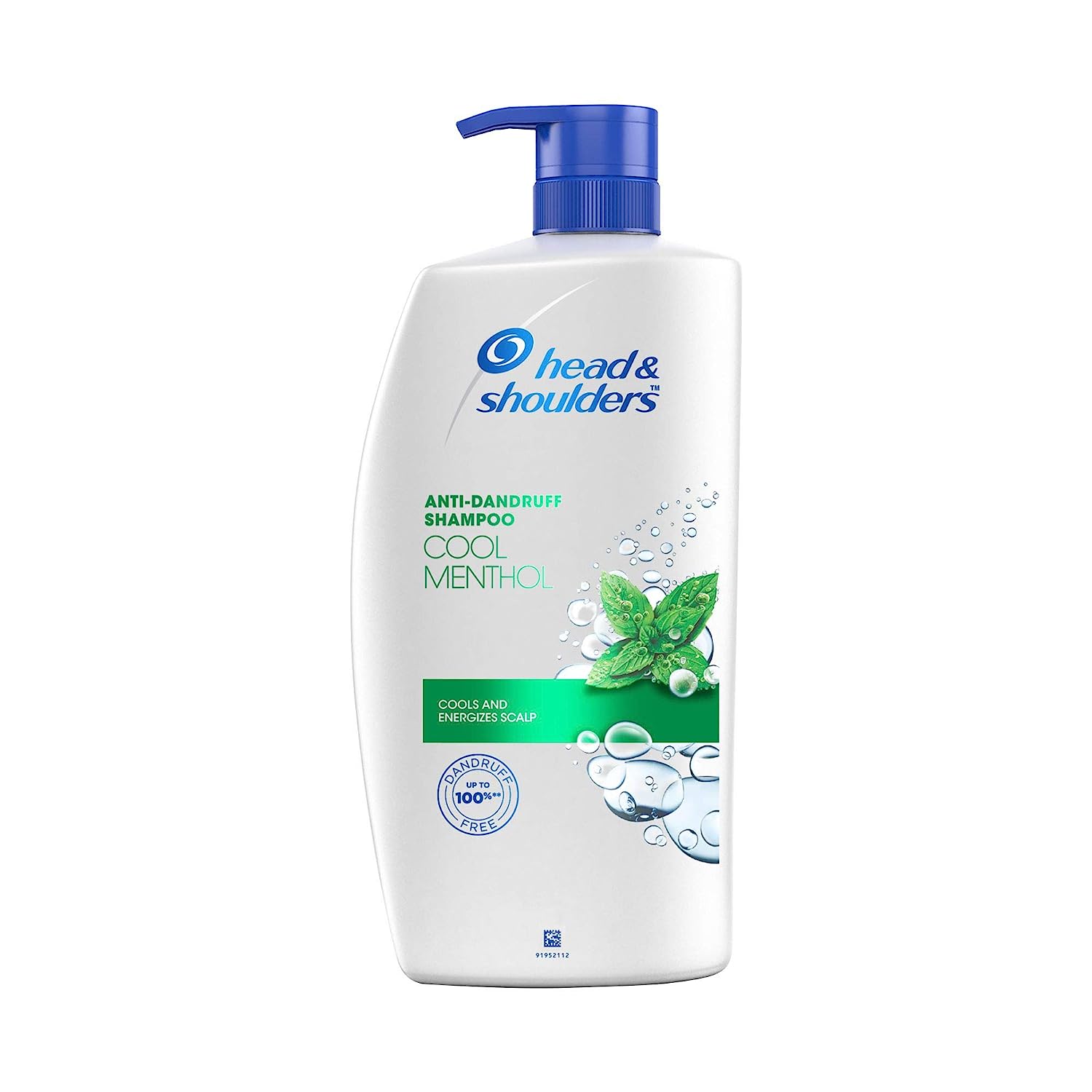Head & Shoulders Cool Menthol Anti Dandruff Shampoo, 1L  (1000ml)