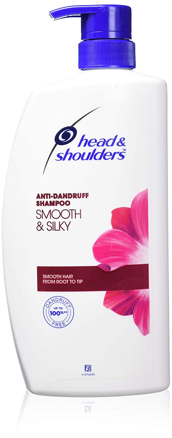Head & Shoulders Smooth and Silky, Anti Dandruff Shampoo  , 1 L  (1000ml)