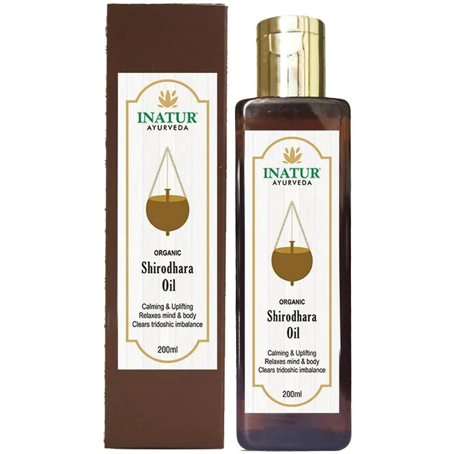 INATUR Shirodhara Oil - Provides Calming Sensation, 200 ml